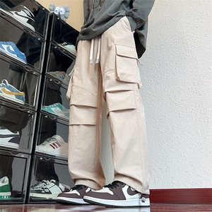 217-2-K17-P45 秋季机能风伞兵防水冲锋裤男工装休闲裤大码图片