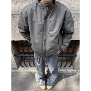 W9399-P60 网图现货 新款美式高街潮流立领夹克外套棒球服图片