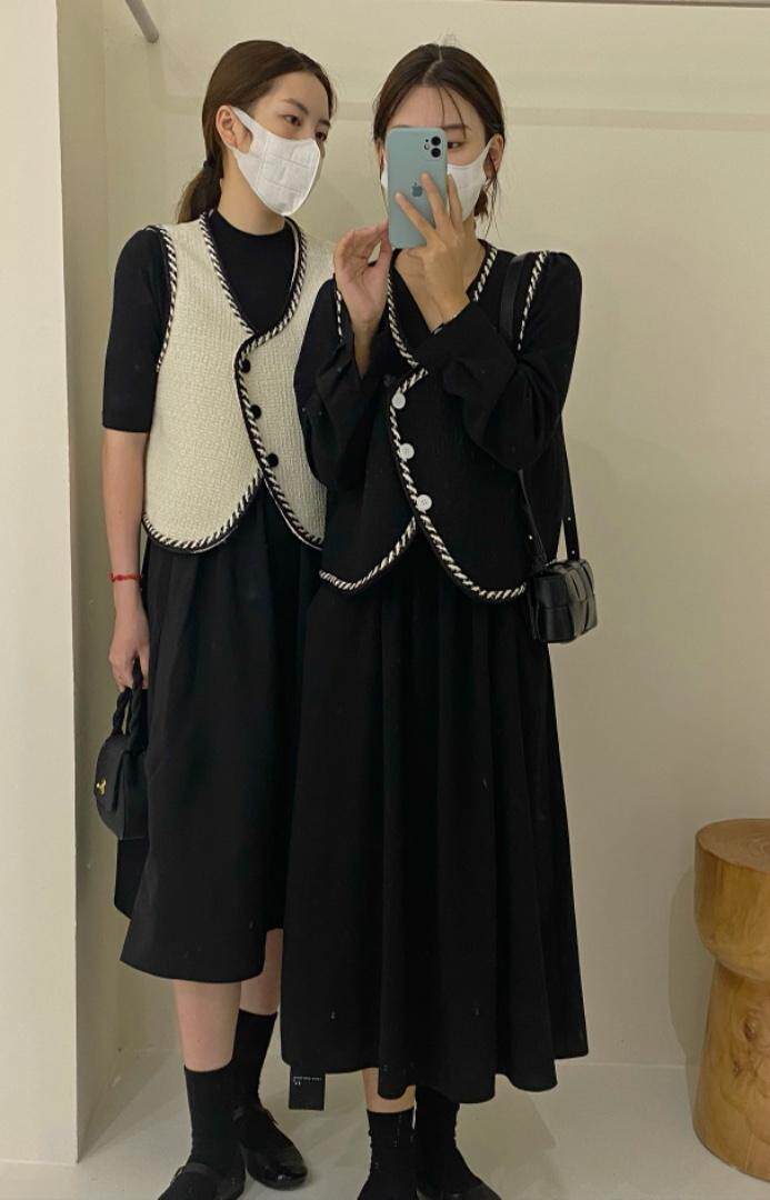 秋季新款小香马甲，女装马夹，唇蔻