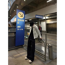 美式复古纯色新款拉链夹克男廓形宽松休闲百搭开衫外套百搭，男装夹克，星座506A