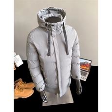 冬季中长裤男士棉服休闲连帽棉袄修身棉衣潮流青年A266-MY901-P80，男装棉衣，电商A266