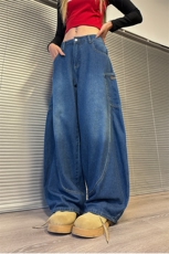 903-AK8013-特P55【S-3XL】大弯刀牛仔裤！3，男装牛仔裤，星座903
