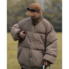 现货日系复古潮牌保暖加厚棉服男冬季立领面包服上衣W7921-P78，男装棉衣，星座512-4