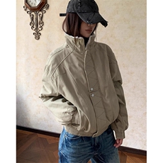 解构缉明线立领工装夹克秋冬加绒加厚廓形宽松棉服MS6060，男装夹克，星座1116A（原606A-3）