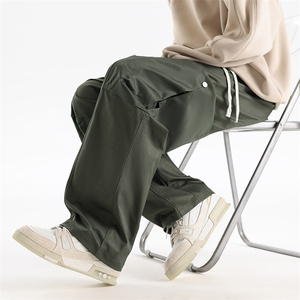 美式复古宽松大码直筒工装裤百搭休闲裤xz405-k2008-p5569
