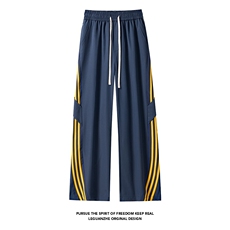 2026HK25209改长白底美式三条杠长裤M-5XLHK25751-特P25，男装休闲裤，电商A022