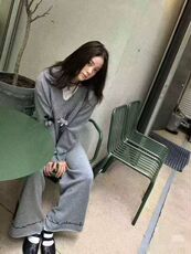 2025v领羊毛打底衫舒适百搭简约秋冬新款保暖软糯，女装羊毛衫，莺澜羊绒