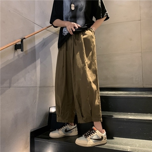 2023复古街头嘻哈慵懒松垮灯笼裤休闲裤工装裤男女9分裤AK297-P35图片