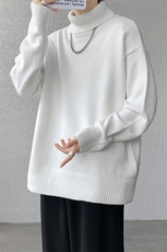 8XL-M神款搭配！！！特大码高领毛衣男打底衫百搭内搭MY1214P45，男装针织衫/毛衣，电商D206-1