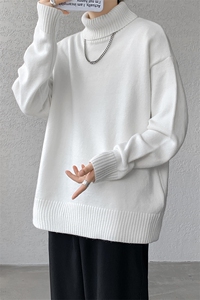 8XL-M 神款搭配！！！特大码高领毛衣男打底衫百搭内搭MY1214P45图片