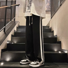 冲锋裤防水春秋季男款束脚裤子痞帅工装阔腿裤小脚九分裤9R93/P38，男装工装外套，星座506
