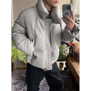 网图2025新款夹克高领棉服纯棉充棉外套领口带磁吸YY2528-P95