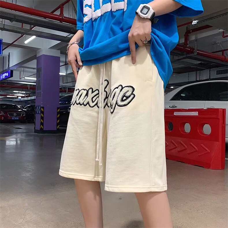 男夏季潮流时尚休闲短裤毛巾绣短裤GD08P26,男装休闲裤,星座1116-2
