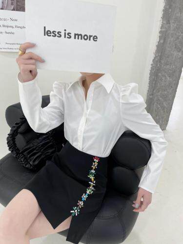 【百搭】精致订钻半裙，女装半身裙，LION&CAT(2F)