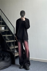 秋冬季美式高街小众牛仔裤男个性百搭休闲裤G1235/P4868，男装牛仔裤，电商D202-1