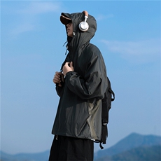 2024夏季潮牌速干冰丝防晒服户外轻薄透气防晒衣男现货W8188-P40，男装防晒衣，星座512-4