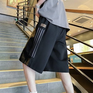 夏季男士短裤薄款宽松美式潮牌高街运动休闲直筒五分裤5399-P36图片
