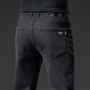1506-1/K3681/P42直筒商务弹力休闲牛仔裤男士潮牌百搭图片