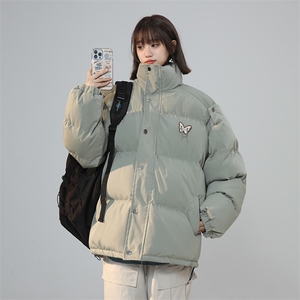 风潮牌小个子立领蝴蝶面包服棉衣冬季XZ225-3-MF01-P120控145