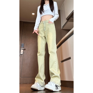 2024 秋季新款 女模大码美式微喇高弹牛仔裤M-5X GK24326-特P40图片