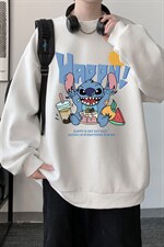 圆领卫衣男大码加厚加绒长袖t恤男S6077-P28加绒款-P33，男装卫衣，电商A040