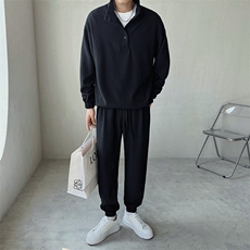 轻熟风简约立领休闲时尚套装男女同款直播款TZ22/P100特控139，男装休闲套装，电商A243