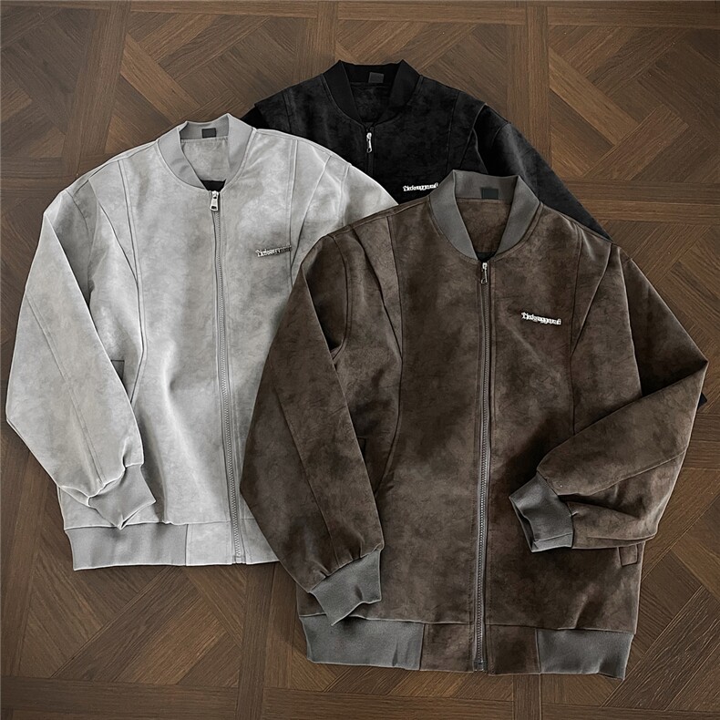 金属装饰雾霾解构大码M-5XL面层：PU皮夹克男JK78049P85控138，男装夹克，星座227-7