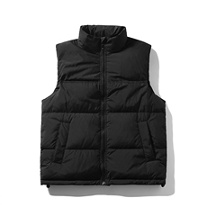 冬季羽绒马甲光板纯色休闲加厚保暖男女同款B7604-P100【特价】，男装棉衣，电商A007