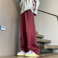 已出货2025年秋季新款宽松休闲卫裤男D329-QM758-P55-控88，男装休闲裤，电商D329