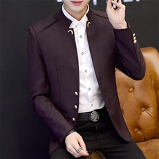 XZ8604P75春季新款男式休闲西装痞帅小西服男结婚礼服男装外套，男装西服，星座510A-2