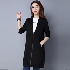 2025年秋季长袖开衫宽松针织衫/毛衣优雅，女装大码女装，秋牧寒烟