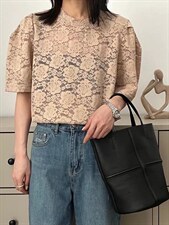 折肩蕾丝特色T，其它，是爱 SHI AN