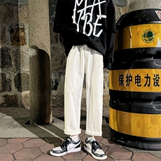 男简约冬季潮原宿潮流新款青春流行印花时尚长裤K461P38，男装牛仔裤，星座1116-2