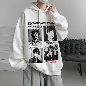 连帽卫衣男大码胖子帽衫大号运动服WY2451-P35图片