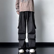秋季潮牌机能冲锋裤美式速干工装裤男士宽松休闲阔腿裤K7387-P42，男装休闲裤，星座512-3