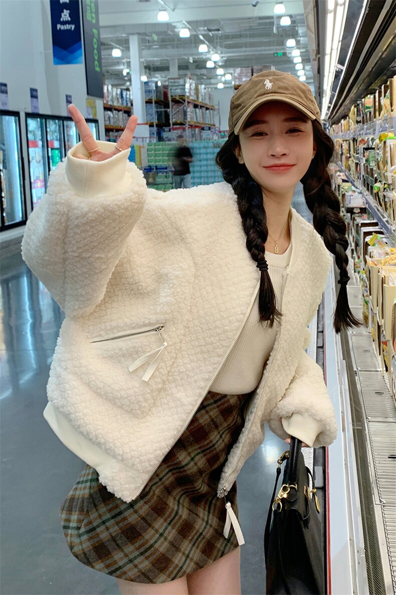冬装羊羔毛加厚外套浙宝B2楼239-P165-控245,女装羊羔毛/颗粒绒,姿衣轩