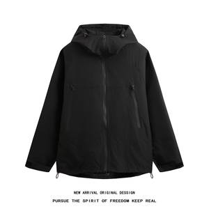 JK5008/P65春装新款个性软壳冲锋衣夹克男潮上衣外套图片