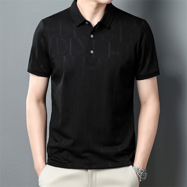 夏季新款POLO男士半袖上衣翻领纯色潮流休闲服百搭体恤保罗衫男装,男装T恤,电商B212（原钱塘6029）