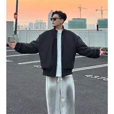 夹棉加厚棉衣[网图]飞行员夹克美式短款外套男5D1199-TP48不，男装夹克，电商A102