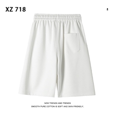 运动短裤薄款男女夏季新款潮牌百搭宽松华棉五分裤XD1716特批35，男装休闲裤，星座718