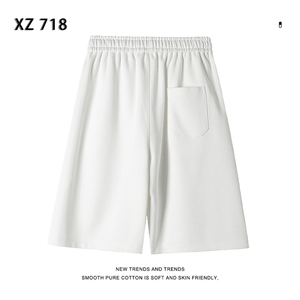 运动短裤薄款男女夏季新款潮牌百搭宽松华棉五分裤  XD1716特批35图片