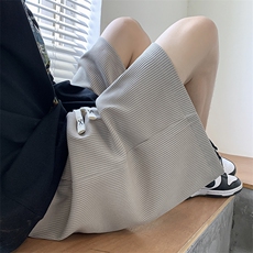 夏季冰丝条纹短裤XZ604-KP71-P30控39，男装牛仔裤，星座604