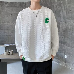 男秋季新款卫衣男小众设计感秋季圆领L8236P32图片
