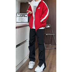 TZ90129088/P105套装新款两面服外套休闲裤男潮撞色两面穿两件套，男装休闲裤，电商A141