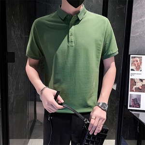 TX02-特P38 男T恤夏季短袖半袖新款上衣夏装半截袖POLO衫-1白控58图片