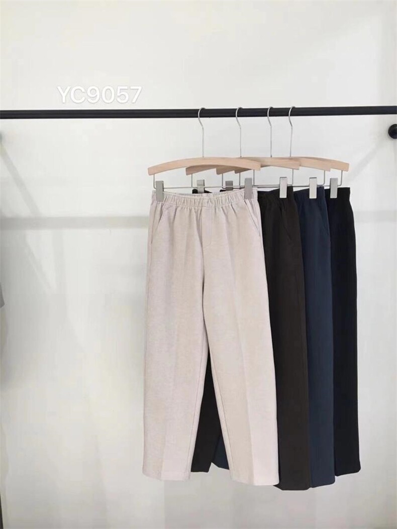 [现货]秋冬新款简约经典百搭通勤休闲裤，松紧腰围不挑人，版型，女装休闲裤，炽元素