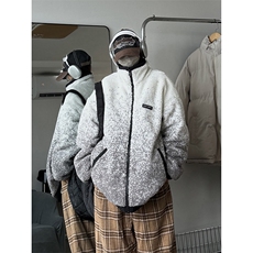 冬季新款男女立领渐变色棉衣外套标可拆8078-P105，男装棉衣，电商B380（原B361）