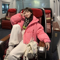 2025新款胡蝶结冬韩版棉服短款连帽加厚时尚小个子外套C542-P100，男装棉衣，星座911-2(原星座613-2）