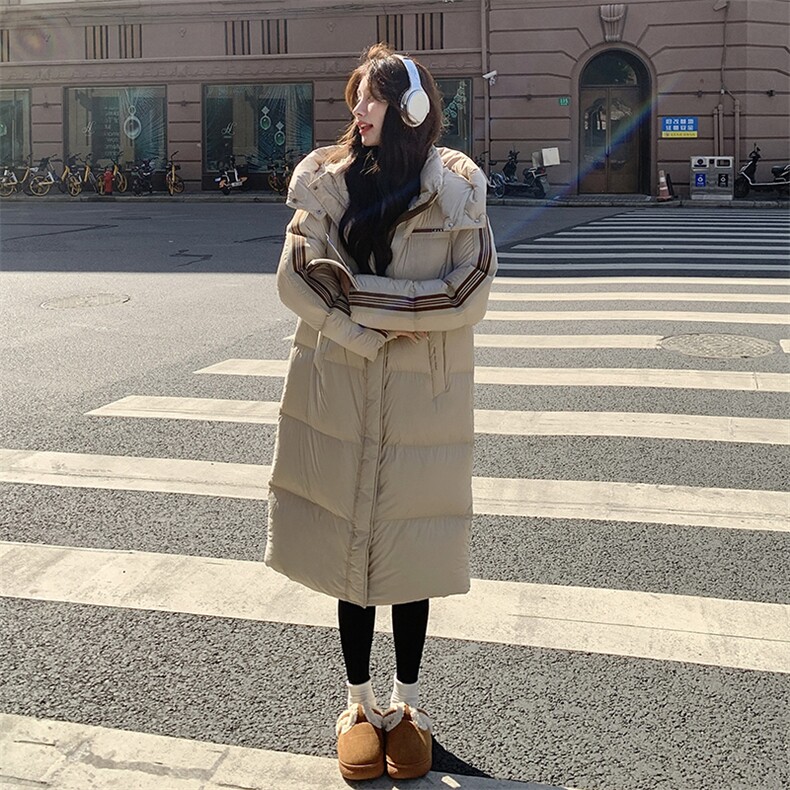 新款设计感撞色羽绒服90绒2C105-8827-P315-K439,女装羽绒服,2C105