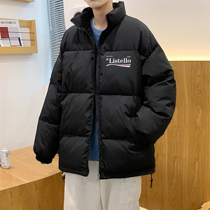 立领棉服男冬季户外潮牌棉衣大码宽松百搭加绒加厚外套MY303-P60图片